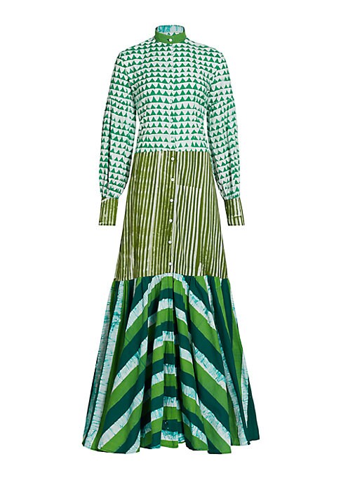 Chic Print Maxi Dress