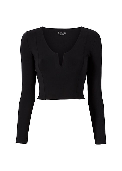 Vibrant V-Neck Crop Top