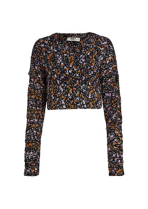 Chic Crochet Crop Sweater