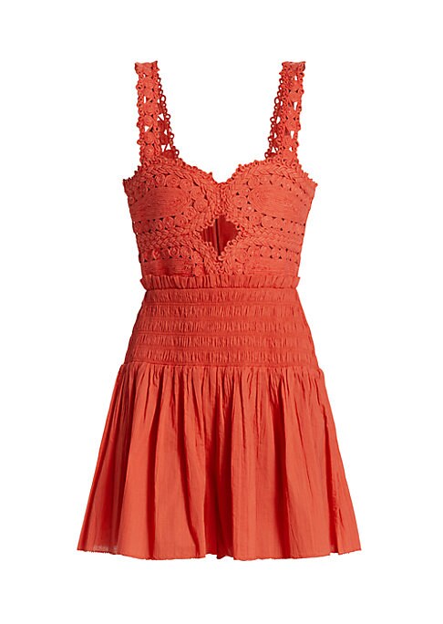 Pleated Flare Romper