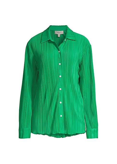 Pleated Collared Tunic