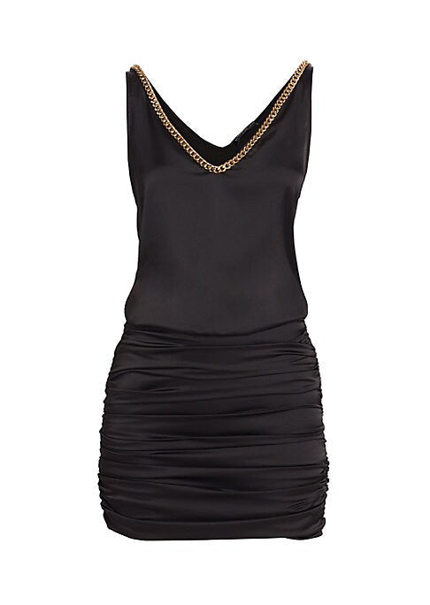 Chained Glam Mini Dress