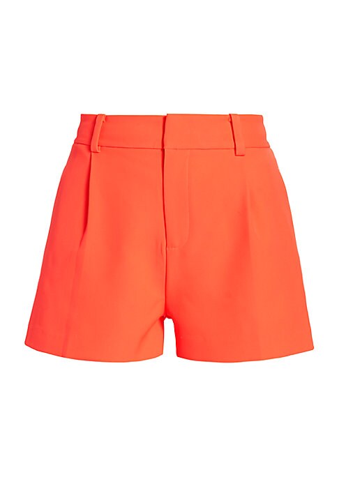 Chic Pleated Crepe Shorts