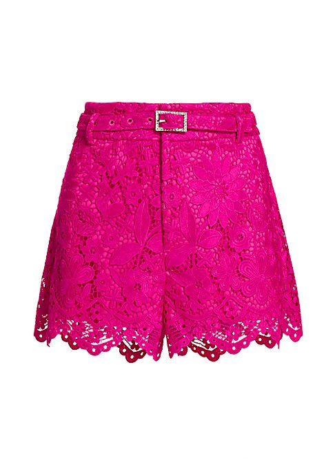 Luxe Lace Belted Shorts
