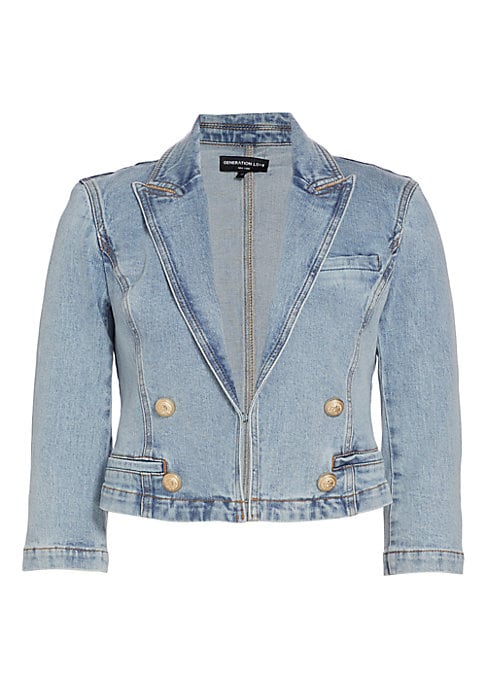 Chic Cropped Denim Jacket