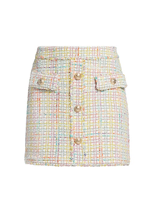 Chic Tweed Mini Skirt