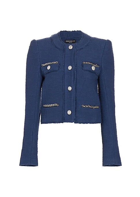 Frayed Edge Tweed Jacket