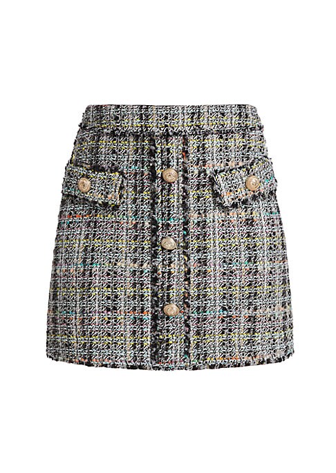 Chic Tweed Mini Skirt