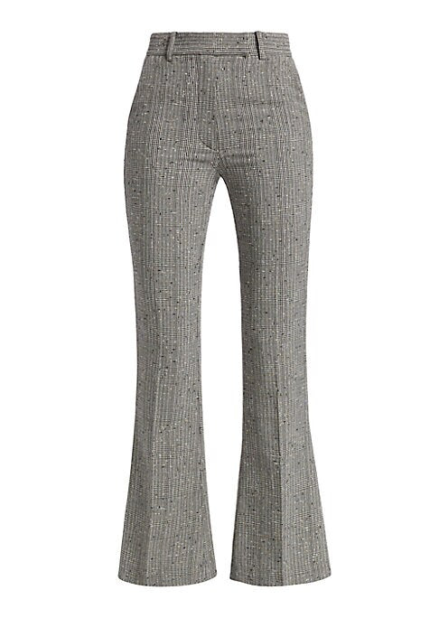 Plaid Bootcut Fashion Pants