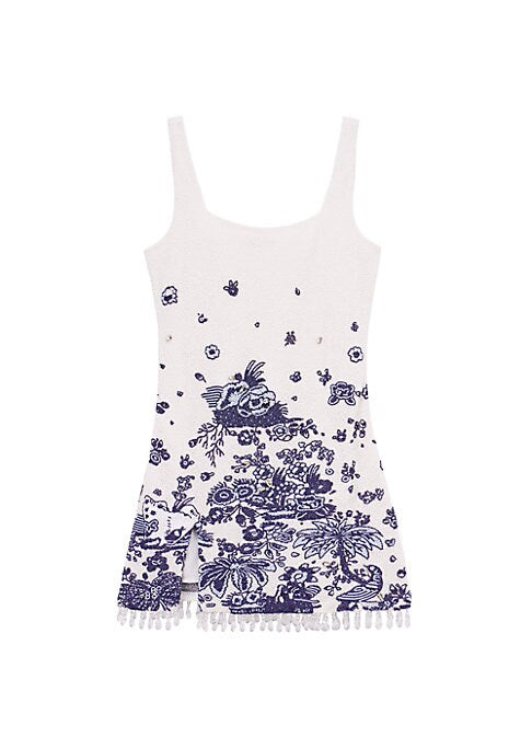 Floral Sparkle Mini Dress