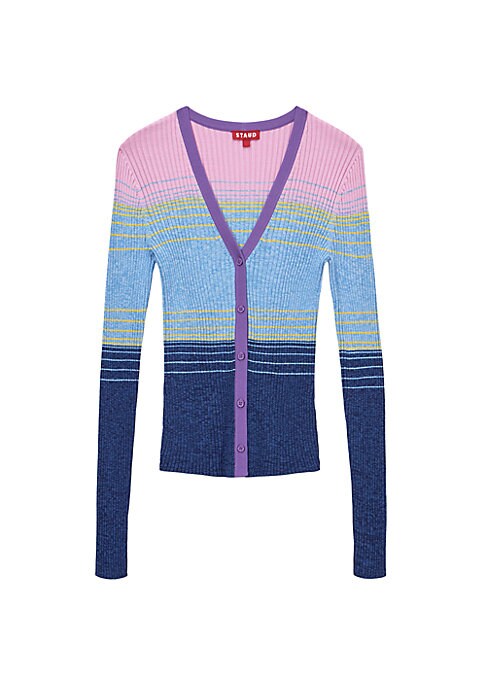 Layered Stripes Cardigan