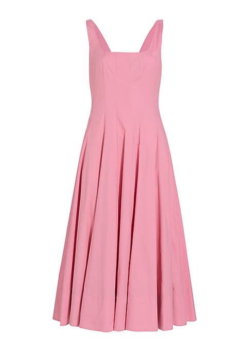 Airy Cotton Midi Dress