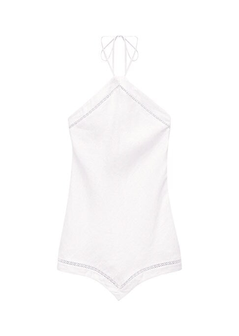 Luxe Linen Halter Dress
