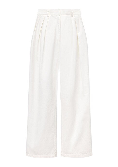 Breezy Cotton Wide Trousers