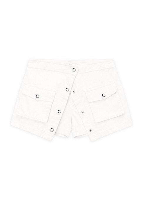 Cotton Snap Skort