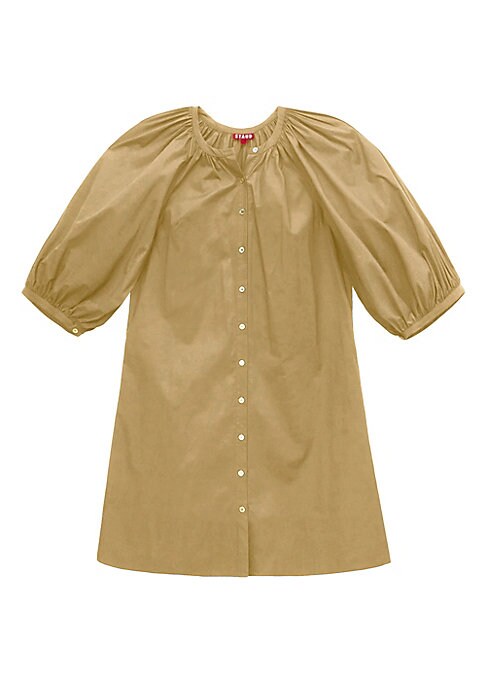 Billowy Cotton Poplin Dress