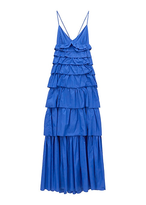 Ruffled Elegance Maxi Dress