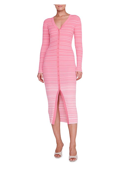 Vibrant Stripe Sweaterdress