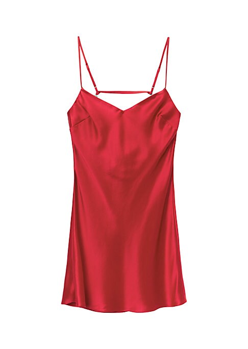 Satin Cowl Back Slipdress