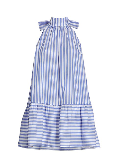 Dramatic Stripe Mini Dress