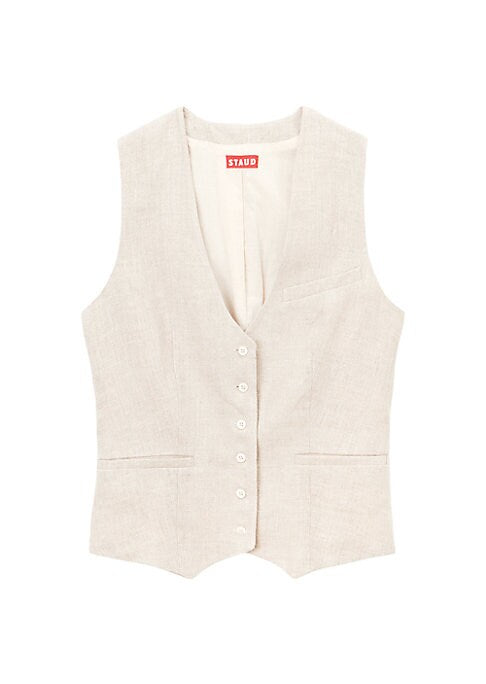 Textured Cotton Vest