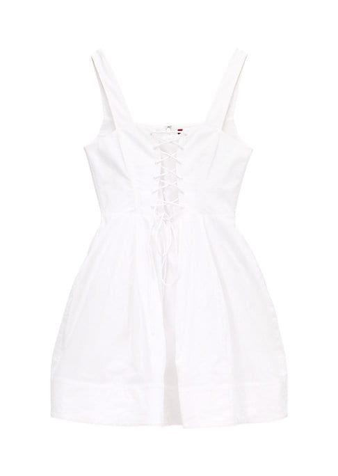 Laced Puff Minidress