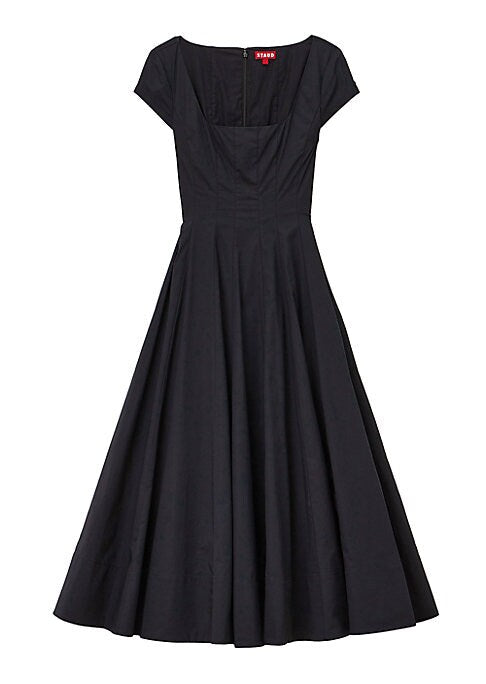 Chic A-Line Cotton Dress
