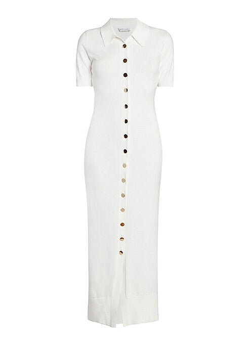 Chic Maxi Button Dress