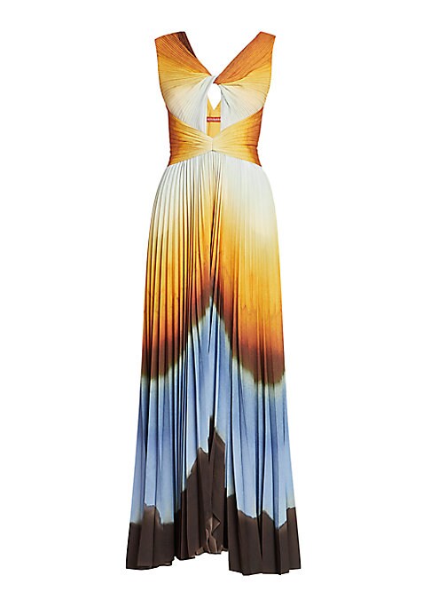 Satin Twist Maxi Dress