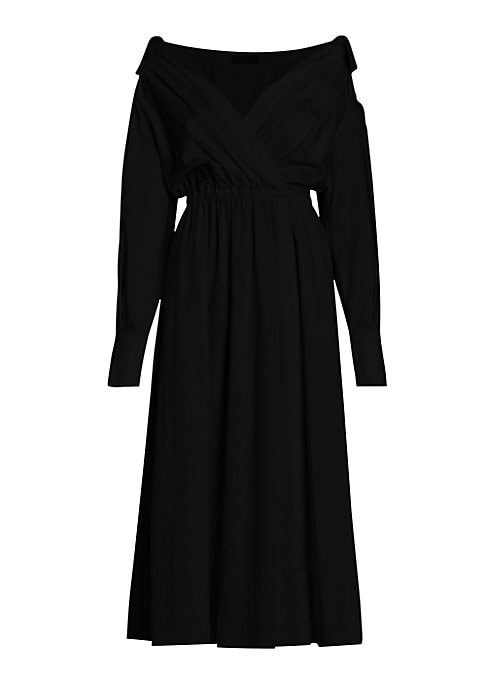 Chic Off-Shoulder Midi Dress