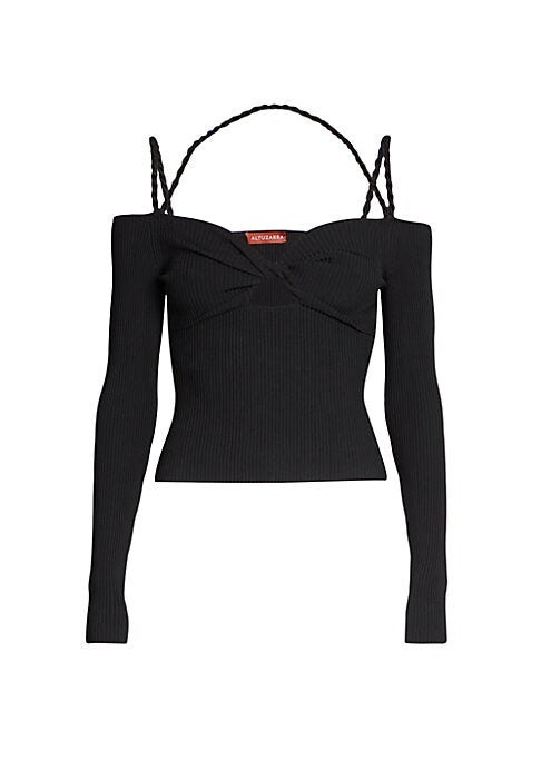 Sweetheart Cut-Out Sweater