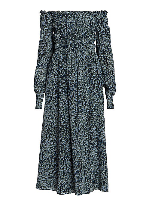 Silk Breeze Midi Dress