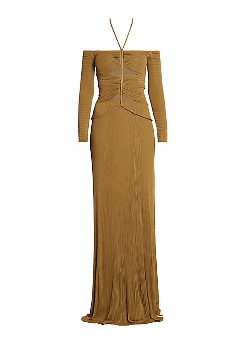 Elegant Cut-Out Maxi Dress