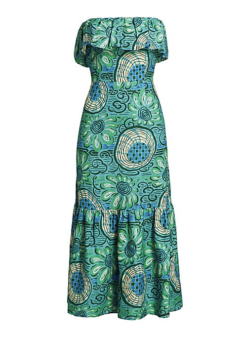 Geometric Luxe Midi Dress