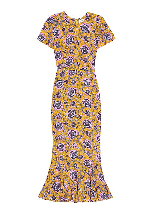Floral Flare Midi Dress