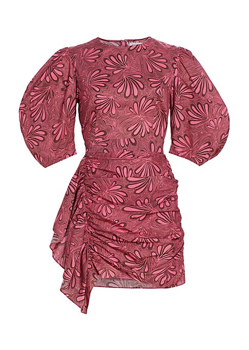 Geometric Petal Mini Dress
