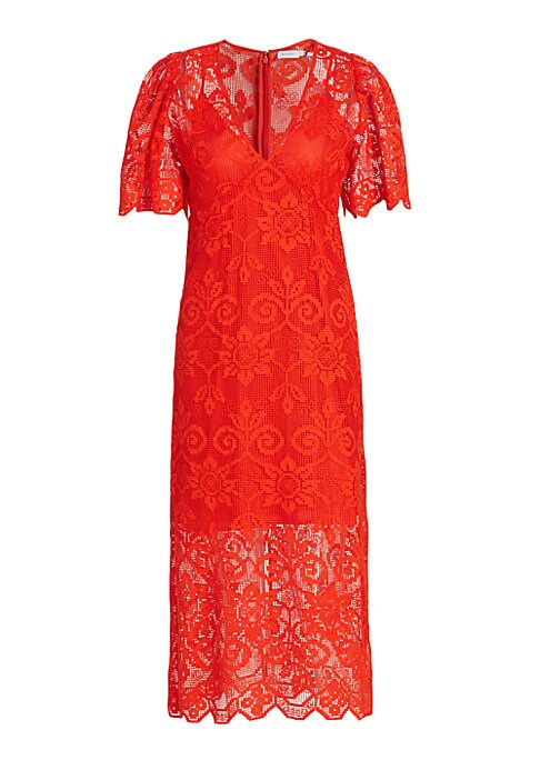 Charming Lace Midi Dress