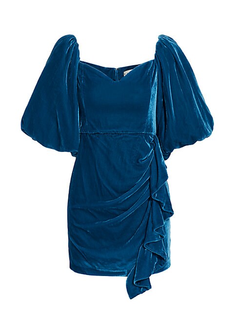 Velvet Puff Dress