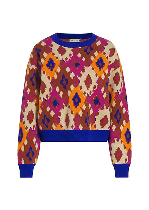 Geometric Knit Pullover