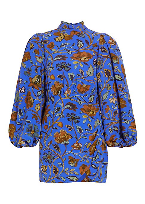 Floral Puff Minidress