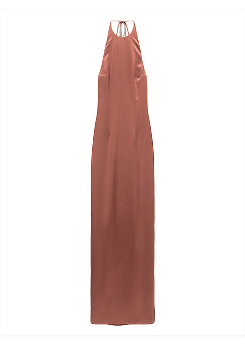 Satin Elegance Maxi Dress