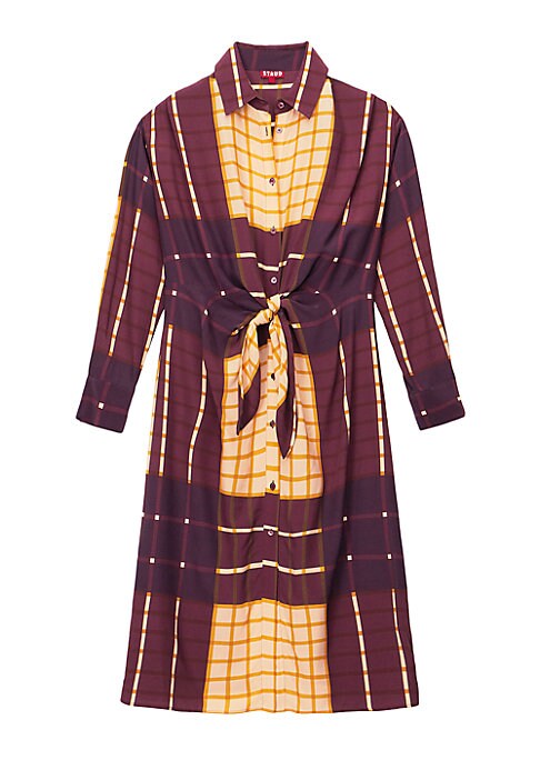 Graphic Tie Midi Dress
