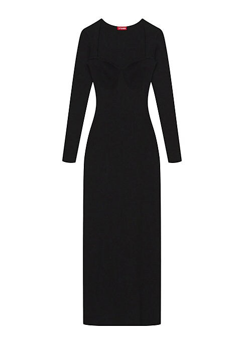 Elegant Portrait Maxi Dress