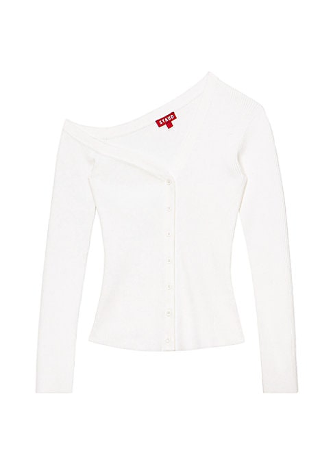 Stylish Asymmetrical Knit Top