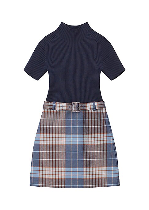 Plaid Charm Mini Dress