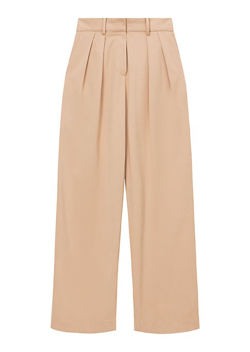 Chic Front Pleat Trousers