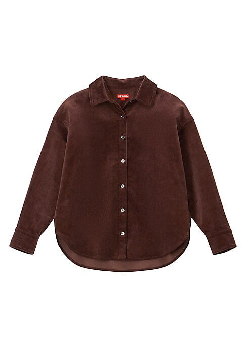 Chic Corduroy Button-Up