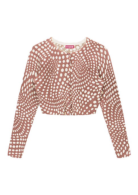 Cozy Shell Print Cardigan
