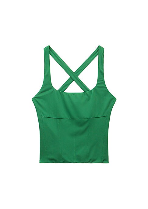Luxe Cross-Back Sport Top