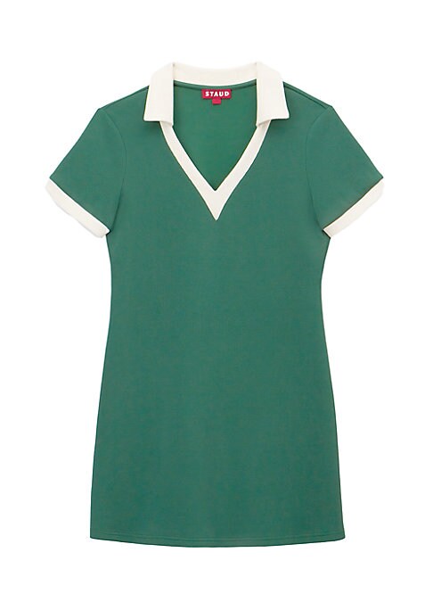 Preppy V-Neck Minidress